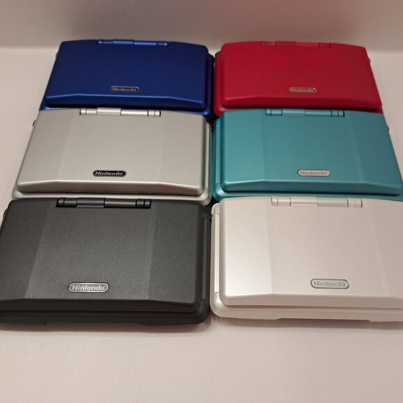 Refurbished to Like New Nintendo Original DS White Blue Teal Silver Red Graphite